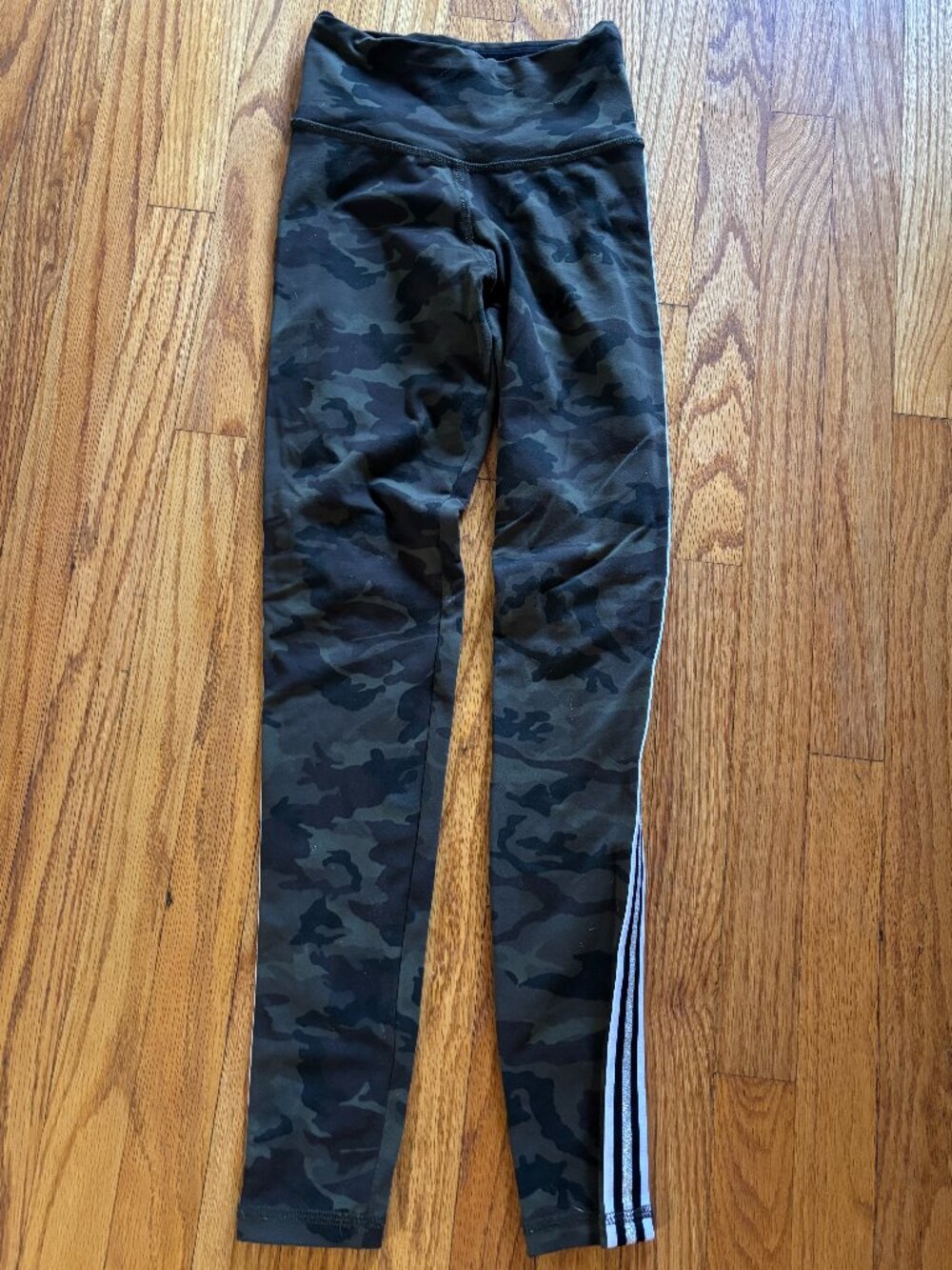 🖤 ST Army-Print Tuxedo Stripe Leggings | XS | Athletic & Everyday Style ✨